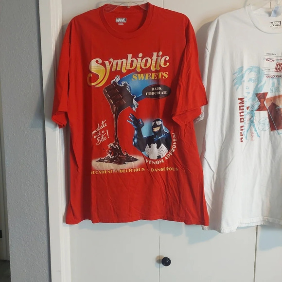 3 Marvel T-shirt Bundle Graphic Print Super Hero Crewneck Mens Size 2XL - Picture 2 of 6